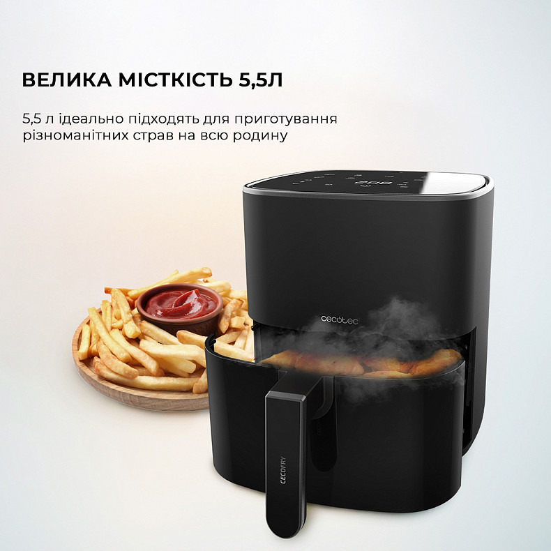 Мультипечь (аэрогриль-фритюрница) CECOTEC Cecofry Fantastik 5500 Acc Kit