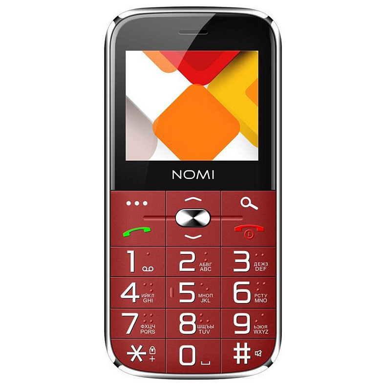 Мобильный телефон Nomi i220 Dual Sim Red