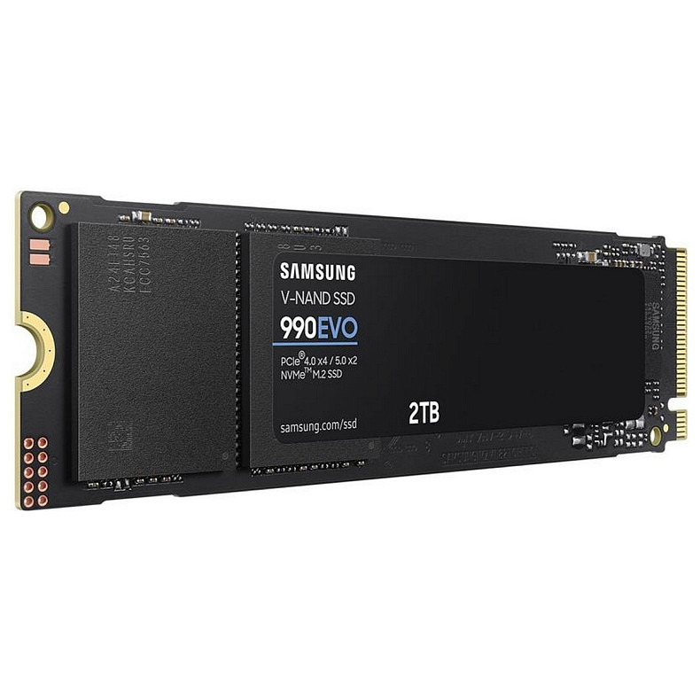 Накопитель SSD Samsung 990 EVO 2ТB M.2 2280 PCIe 5.0 x4 NVMe V-NAND TLC (MZ-V9E2T0BW)