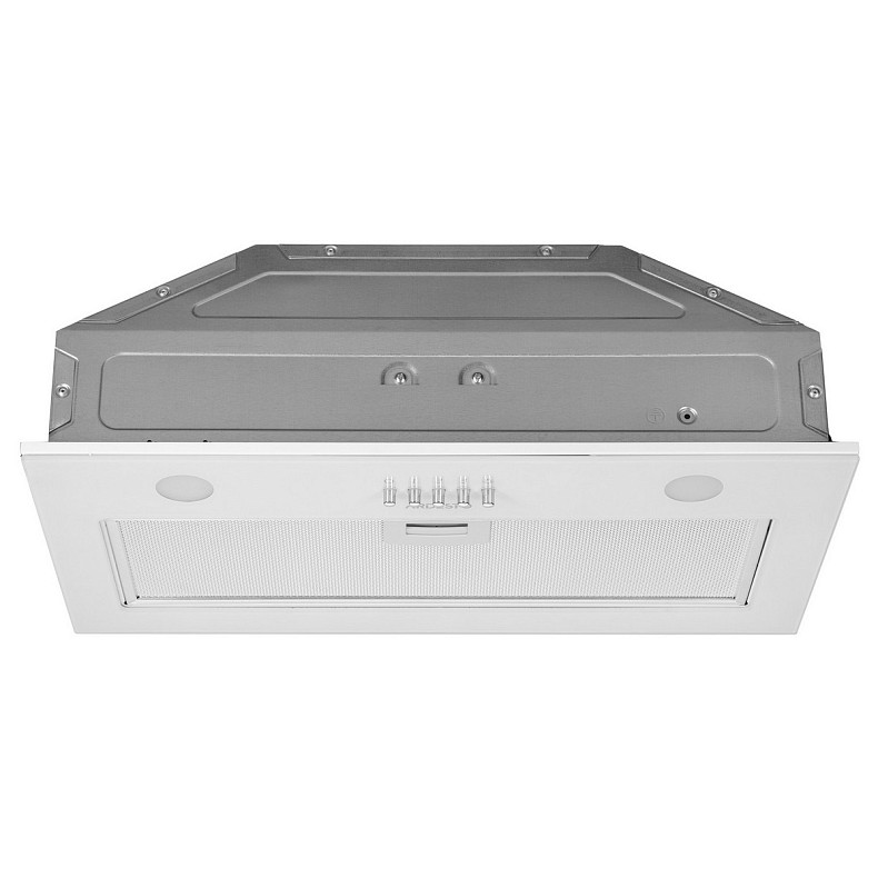 Витяжка Ardesto вбудована, 52см, 700м3ч, скло, 2х1Вт LED, кнопкове, білий