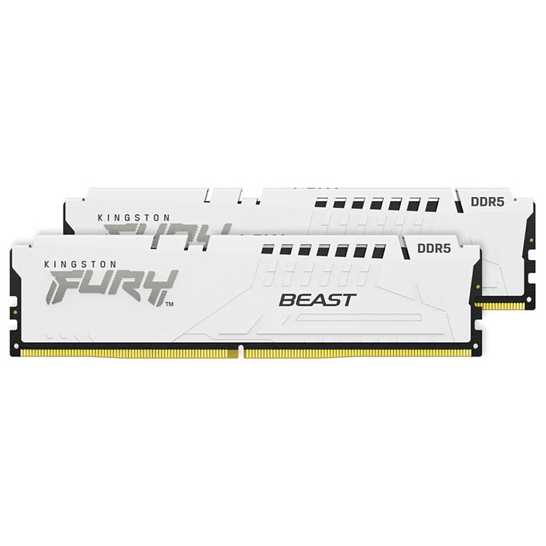 ОЗП Kingston 64GB DDR5 5600MHz FURY Beast White EXPO (2x32) KF556C36BWEK2-64