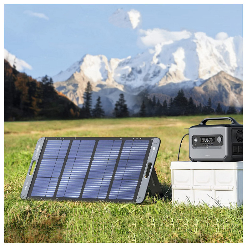 Солнечная панель Ugreen 100W Solar Panel SC100 IP67 MPPT XT60+MC4