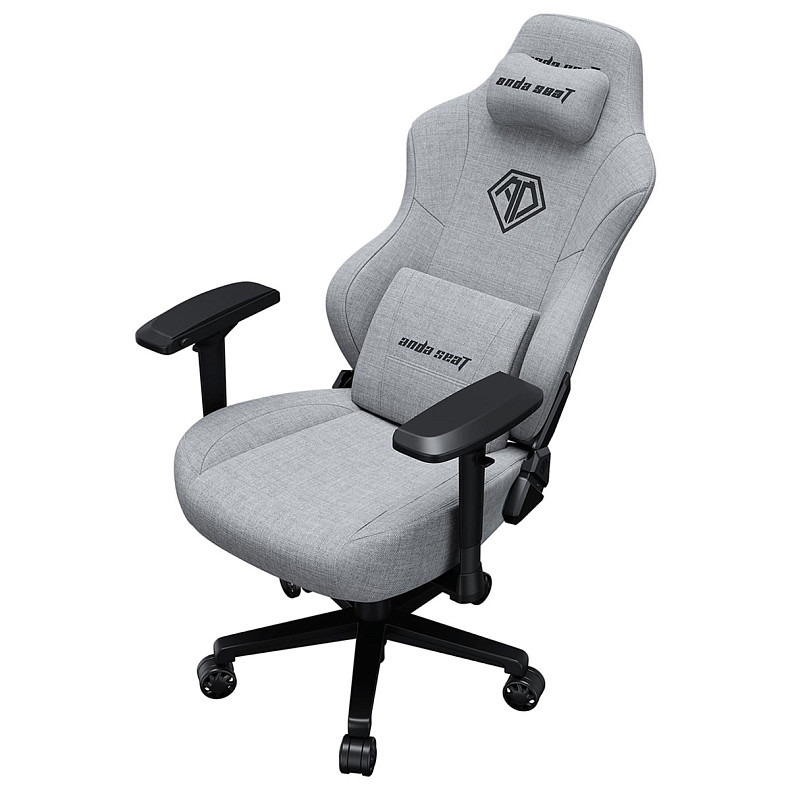 Кресло игровое Anda Seat Phantom 3 Pro Grey Fabric Size L