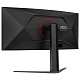 Монітор AOC 34" CU34G4Z, WQHD, Fast VA, вигн., 240Гц, 2хHDMI, DP, USB-hub, HAS