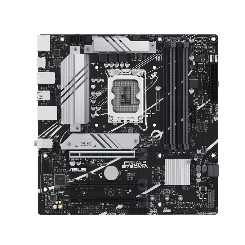 Материнская плата ASUS PRIME B760M-A-CSM s1700 B760 4xDDR5 M.2 HDMI DP mATX CSM