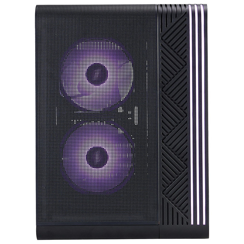 Корпус 1stPlayer VT5-BK-3F7 Black