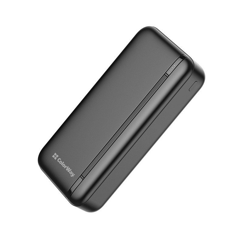 Универсальная мобильная батарея ColorWay Portable Charger 20000mAh Black (CW-PB200LPB4BK-PD)