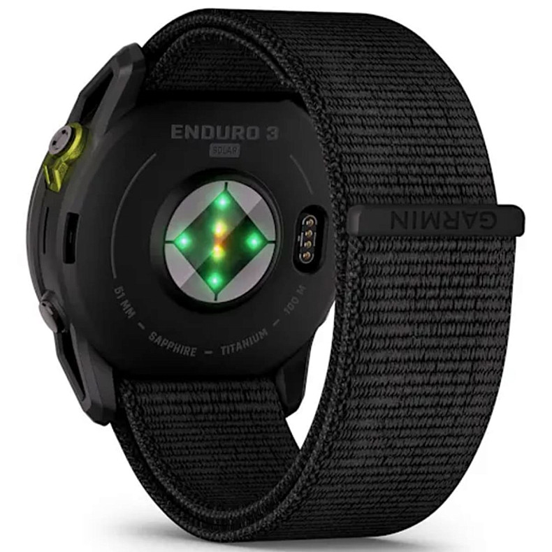 Спортивний годинник GARMIN Enduro 3 Carbon Gray DLC Titanium with Black Nylon Strap