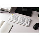 Клавиатура механическая Keychron J1 82Key, K pro Brown, WL/BT/USB-A, QMK, Hot-swap, EN/UKR, RGB, белый