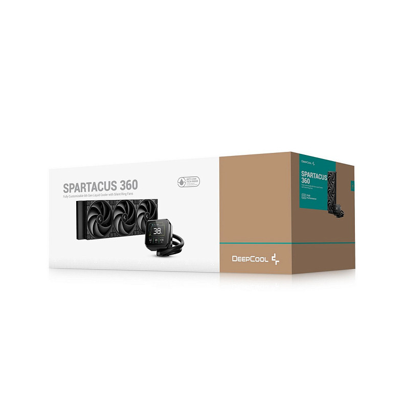 Система водяного охлаждения DeepCool Spartacus 360 Black (R-SPT360-BKDSMP-G-1)
