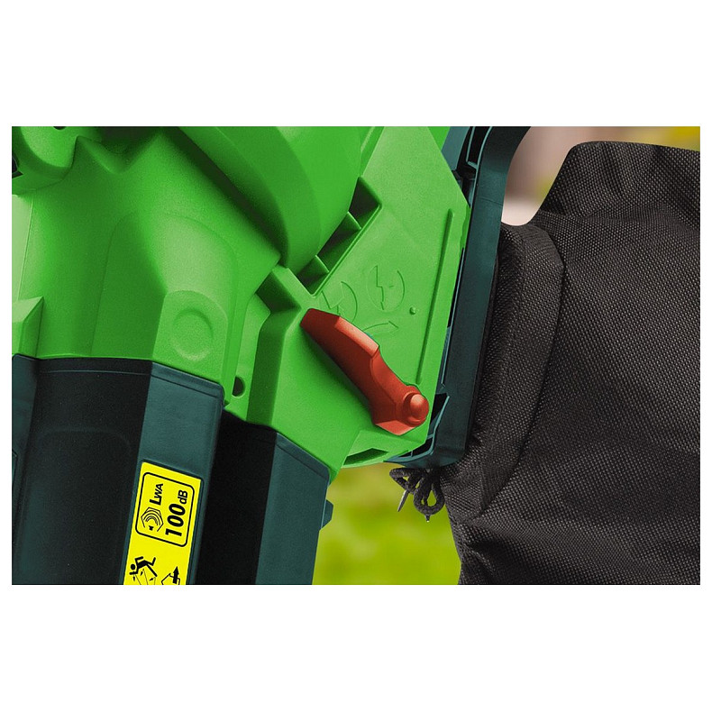 Повітродув-пилосос садовий Verto 2800Вт 3в1 275км/год мішок 40л 4кг