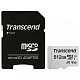 Карта памяти Transcend 512 GB microSDXC Clase 10 UHS-I (U3) + SD-adapter TS512GUSD300S-A
