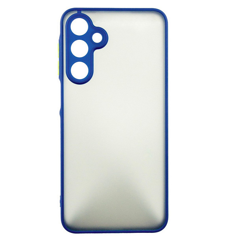 Чeхол-накладка Dengos Matt для Samsung Galaxy A16 5G SM-A166 Blue (DG-TPU-MATT-153)