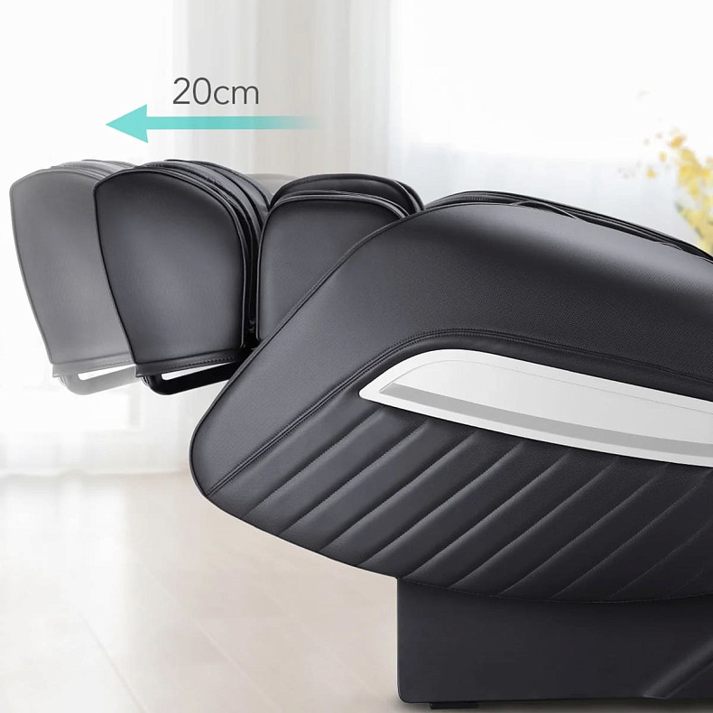 Масажне крісло Naipo MGC-A350 Full Body Music Massage Chair з масажем для ніг (Black)