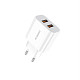 Сетевое зарядное устройство Foneng EU45 Dual USB Charger (2USBх2.4A) White (EU45-CH-TC) + кабель USB