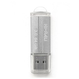 Флеш-накопичувач USB 3.0 64GB Hi-Rali Corsair Series Silver (HI-64GB3CORSL)