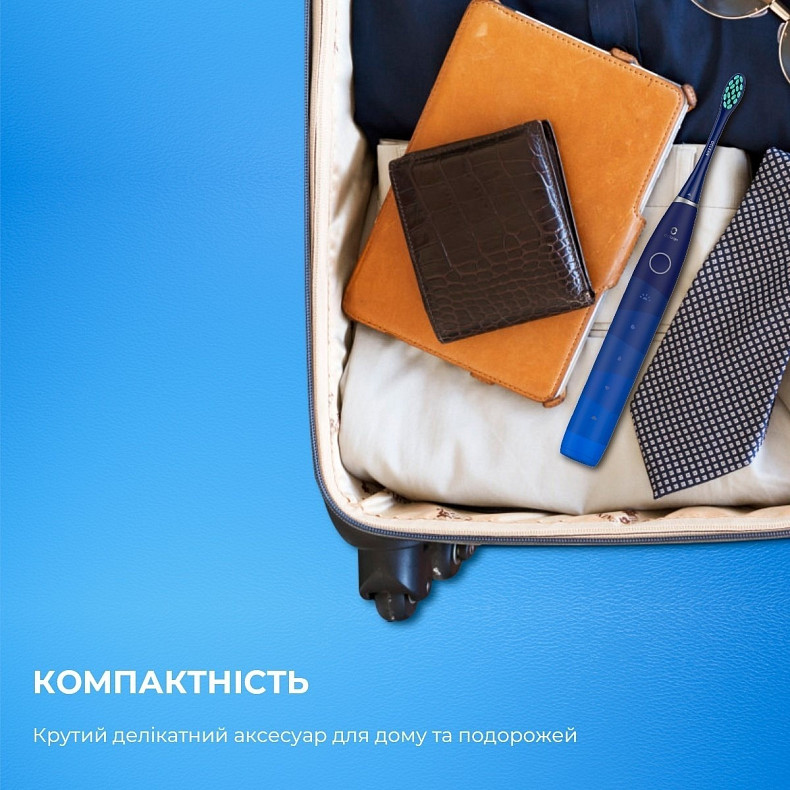 Электрическая зубная щетка Oclean Flow Sonic Blue - синяя
