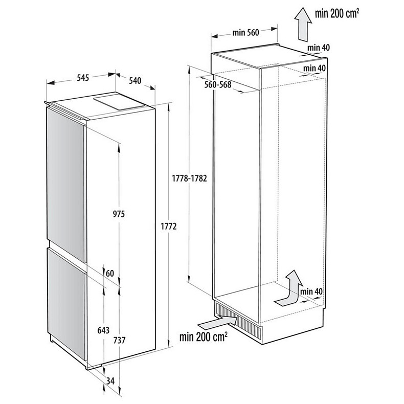 Холодильник Gorenje NRKI517E41