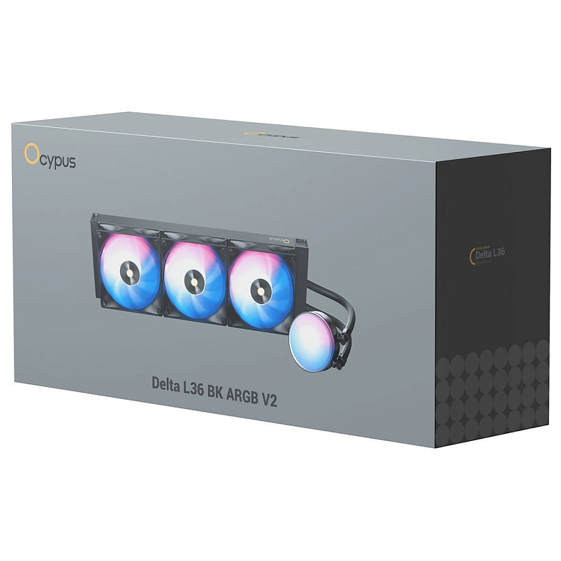 Система рідинного охолодження Ocypus DELTA L36 BK ARGB V2 (DELTA-L36-BK3AAWNN02)