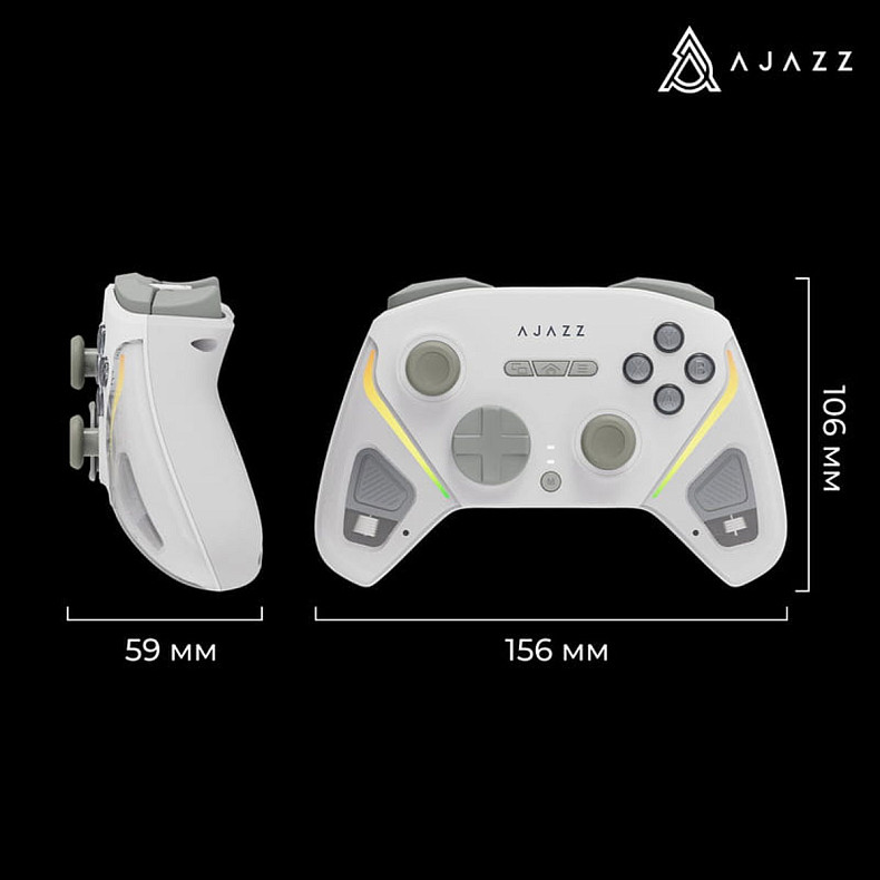 Беспроводной геймпад Ajazz GP100 White (GP100-W)