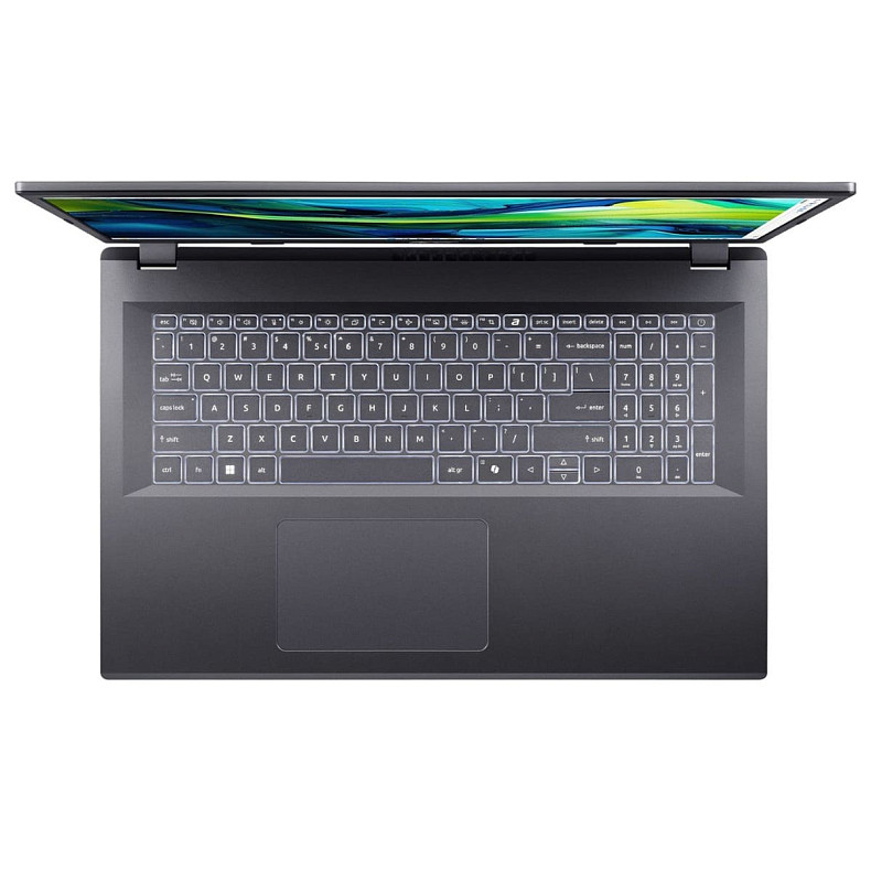 Ноутбук Acer Aspire 17 A17-51M 17.3" FHD IPS, Intel 7-150U, 32GB, F1TB, UMA, Lin, сірий