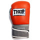 Перчатки боксерские THOR ULTIMATE 16oz /PU /оранжево-бело-серые