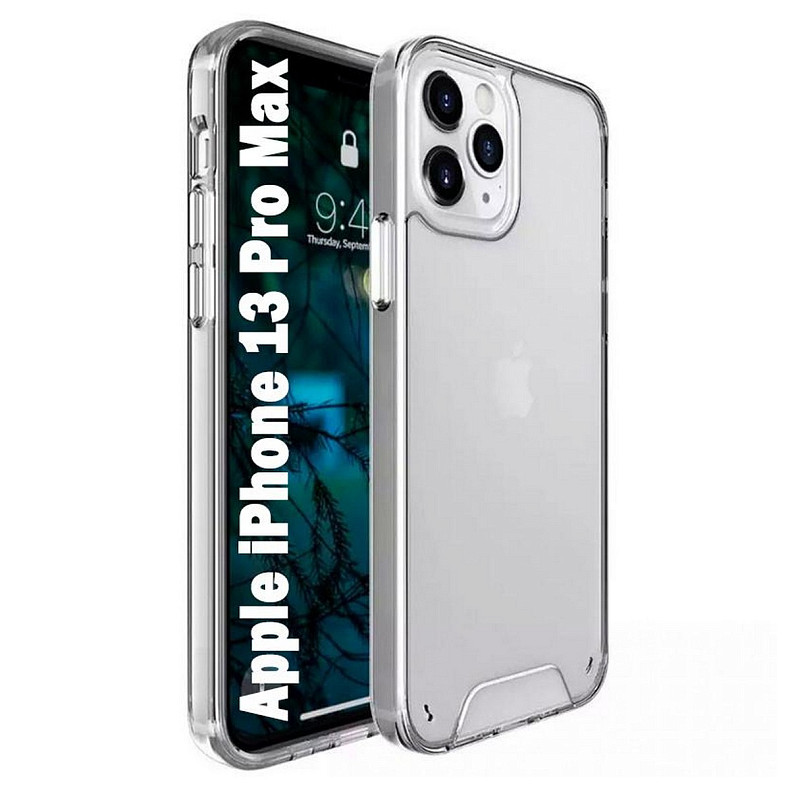 Чохол-накладка BeCover Space Case для Apple iPhone 13 Pro Max Transparancy (708580)