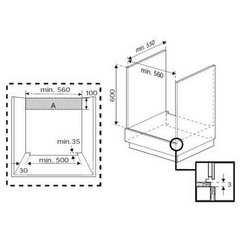 Духовой шкаф Beko электрический, 72л, A, конвекция, нержавеющая сталь