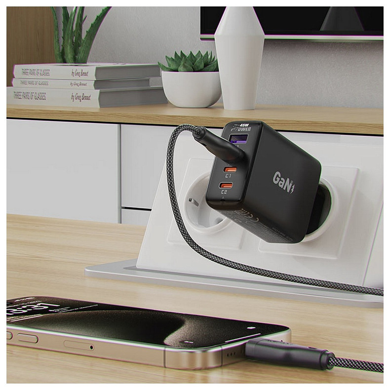 Кабель USB 2.0 USB-A to USB-C, 1,2 м, 3.0A, C8-04 Acefast