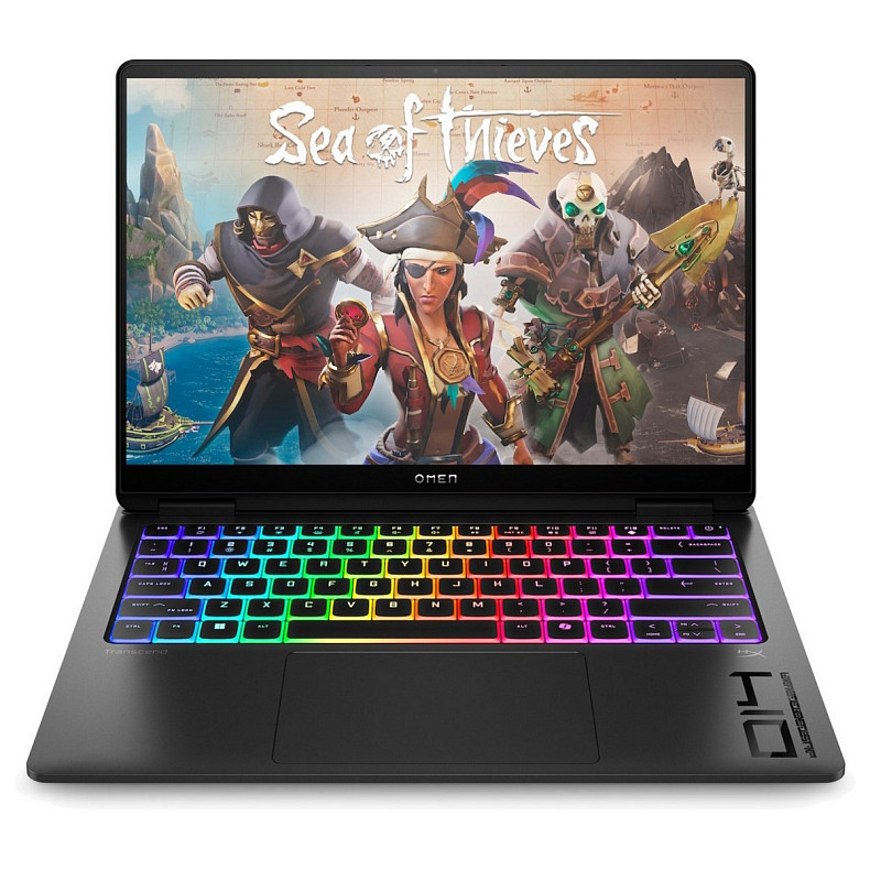 Ноутбук HP OMEN Transcend 14-fb1005ru 14" 3K OLED, Intel U9-285H, 32GB, F1TB, NVD5070-8, DOS, черный