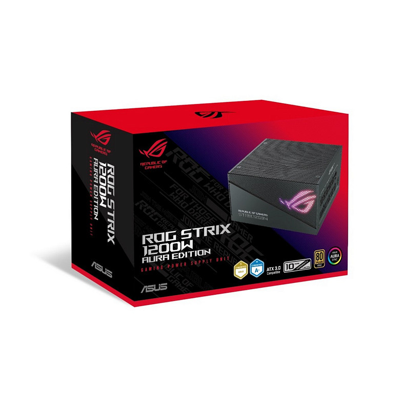 Блок питания Asus ROG STRIX PCIE5 1200W Gold Aura Edition (90YE00P0-B0NA00)