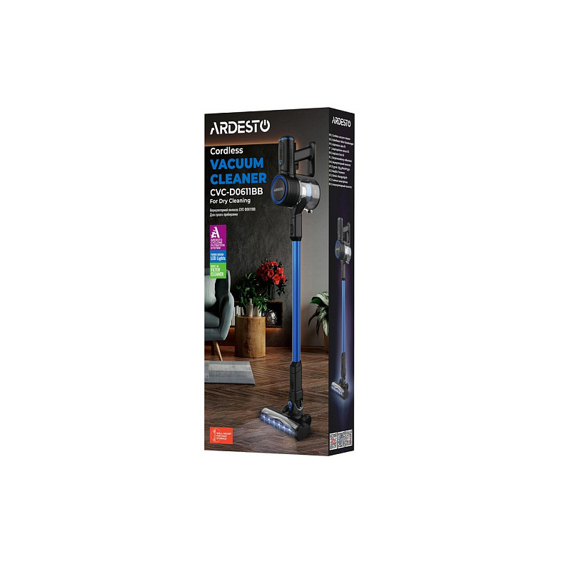 Аккумуляторный пылесос Ardesto CVC-D0611BB