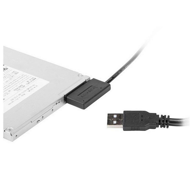 Адаптер Cablexpert (A-USATA-01) USB 2.0 - Slim SATA, 0.5 м