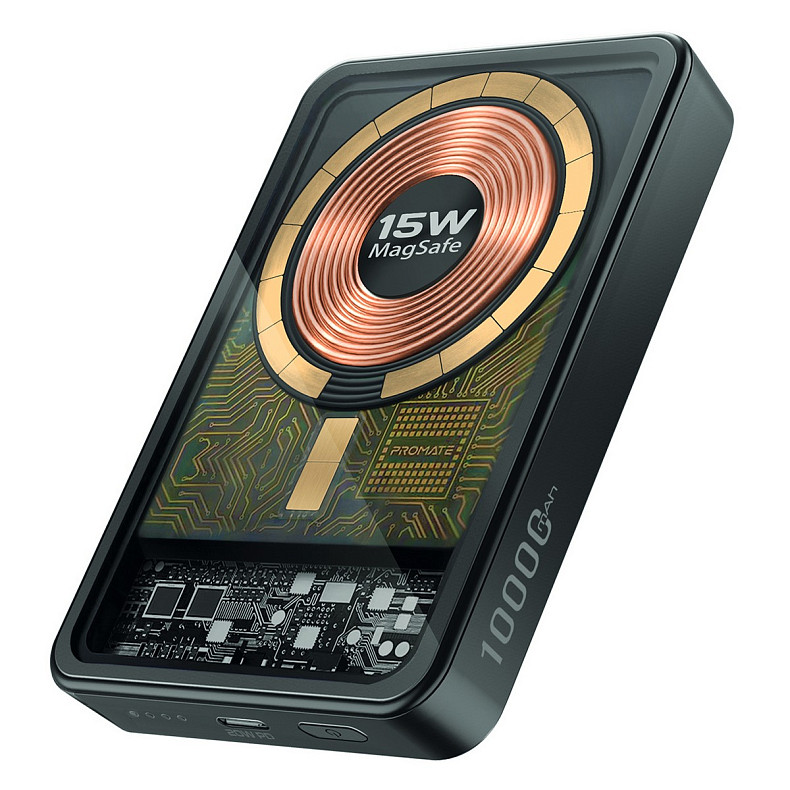 Универсальная мобильная батарея Promate LucidPack-10 10000mAh 20W Black (lucidpack-10.black)