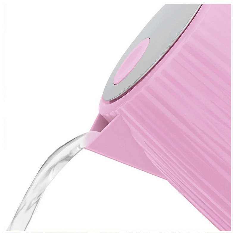 Електрочайник Russell Hobbs Eden, 1.7л, нержавіюча сталь, пластик, малиновий