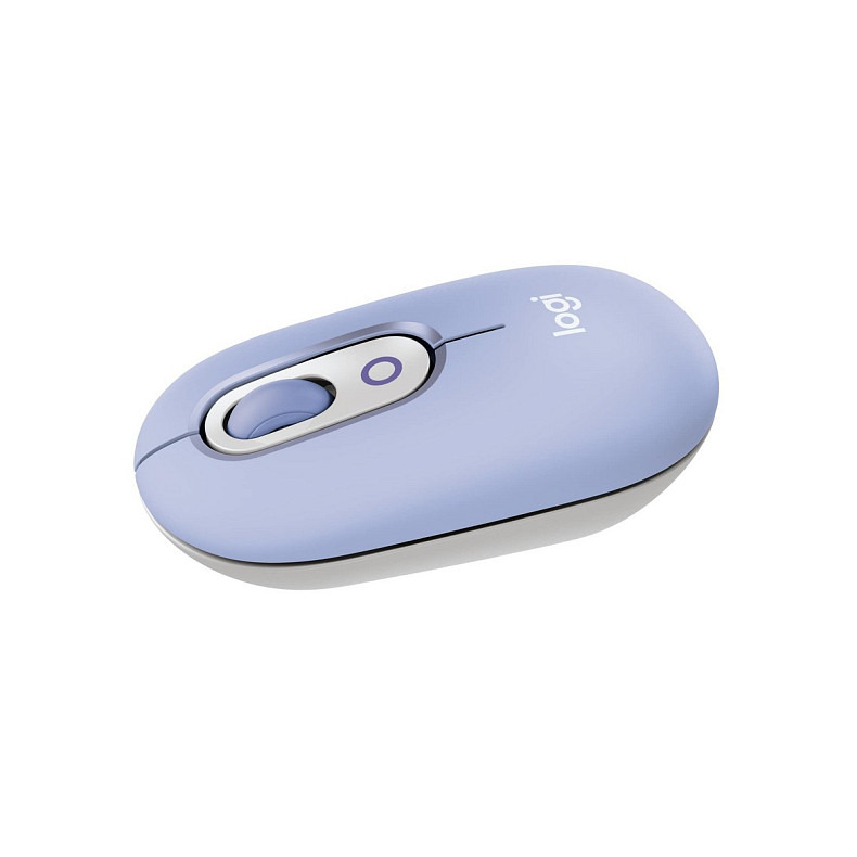 Миша бездротова Logitech Pop Mouse with Emoji Lilac (910-007414)