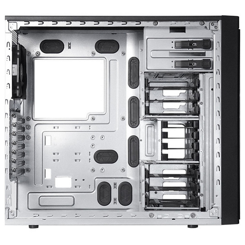 Корпус Chieftec UNI BW-01B-OP, без БЖ, 1x USB Type C, 1 x USB3.0, ATX, Black