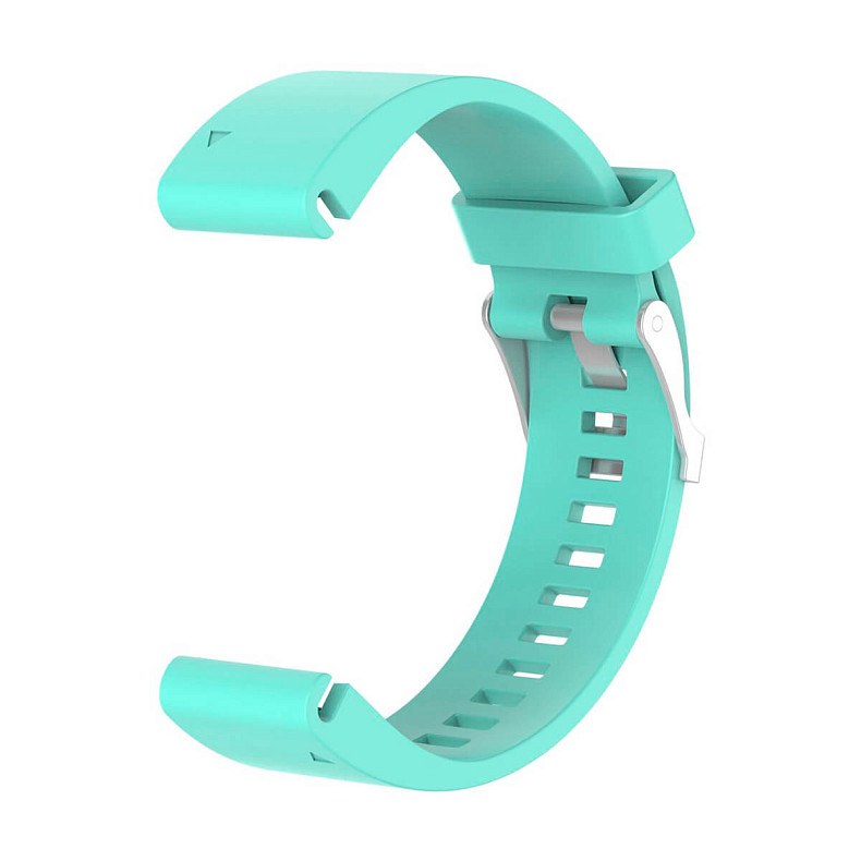 Силиконовый ремешок для GARMIN QuickFit 20 Smooth Silicone Band Teal