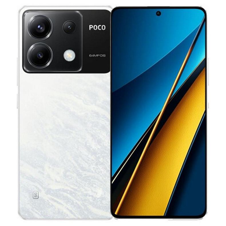 Смартфон Xiaomi Poco X6 5G 12/256GB Dual Sim White EU_