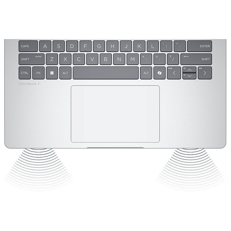 Ноутбук HP OmniBook 7 14-fs0001ru 14" WUXGA IPS AG, Intel 5-220H, 24GB, F1TB, UMA, Win11, серебристый