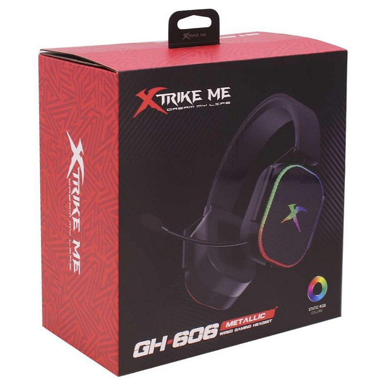 Ігрова гарнітура XTRIKE ME GH-606 Black
