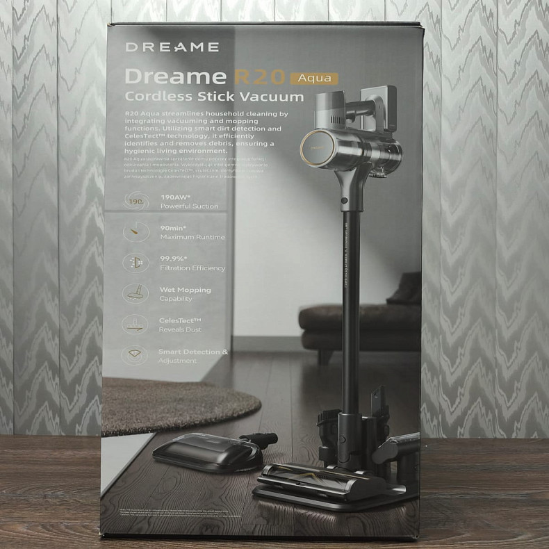 Аккумуляторный пылесос Dreame R20 Aqua - Уценка