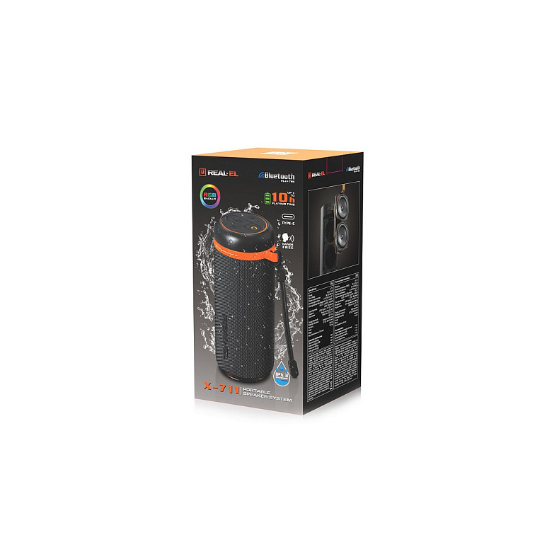 Акустична система REAL-EL X-711 Black