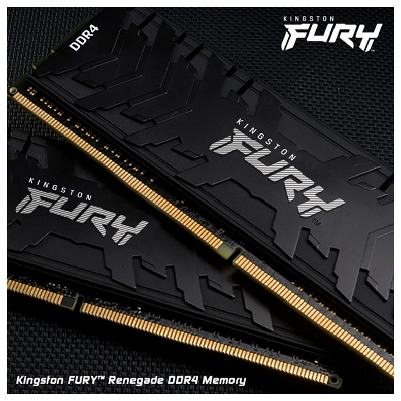 ОЗП для ПК Kingston DDR4 16GB 2666FURY Renegade Чорний