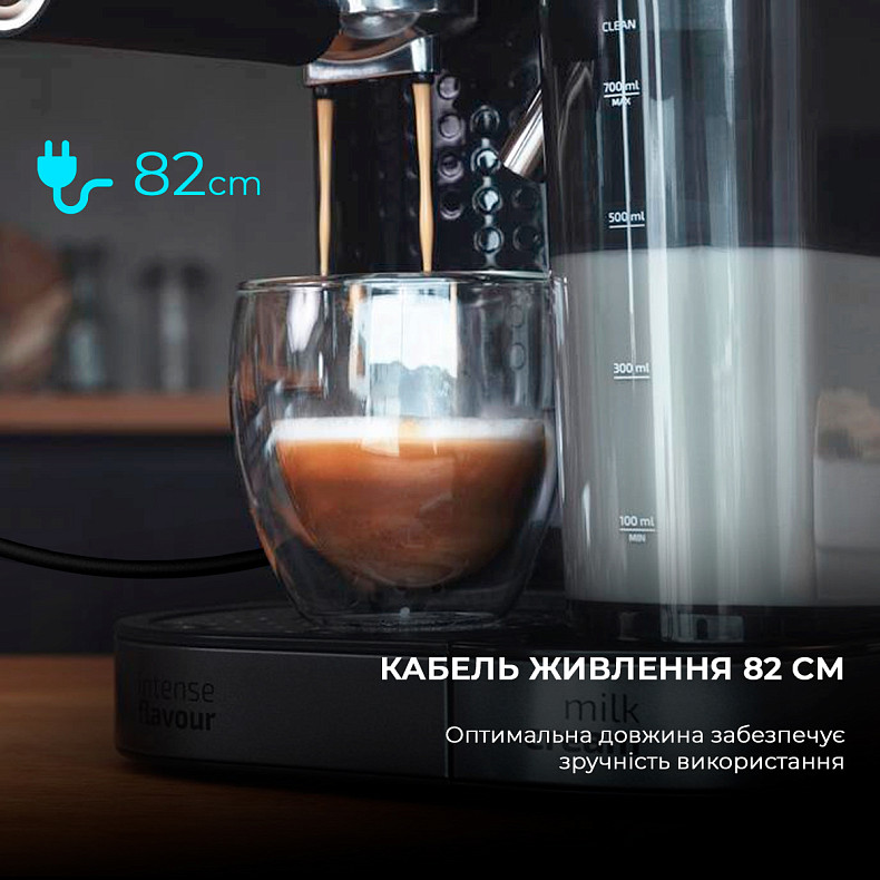 Кофеварка рожковая/капсульная CECOTEC Power Instant-ccino 20 Chic Serie Nera