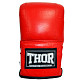 Перчатки снарядные THOR 605 XL/Кожа/ красные