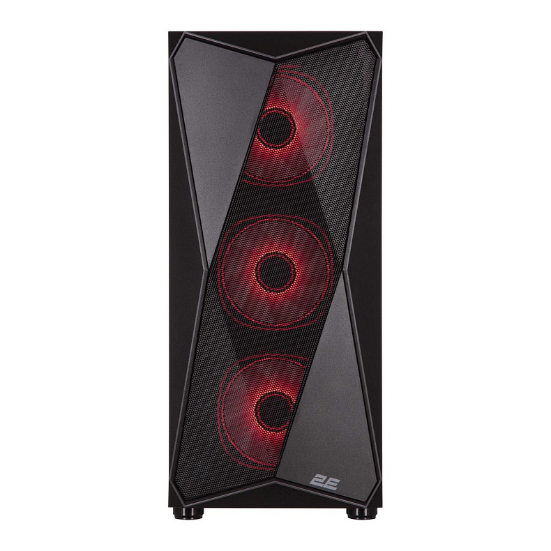 Корпус 2E GAMING Aruba G3313B, без БП 1xUSB3.0, 2xUSB2.0, 5x120мм ARGB, VGA 300мм, LCS ready, HUB, T