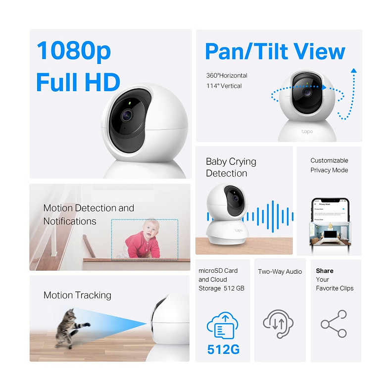 IP-камера TP-LINK Tapo C200C