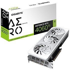 Видеокарта Gigabyte GeForce RTX 4060 Ti 8GB GDDR6 Aero OC (GV-N406TAERO OC-8GD)
