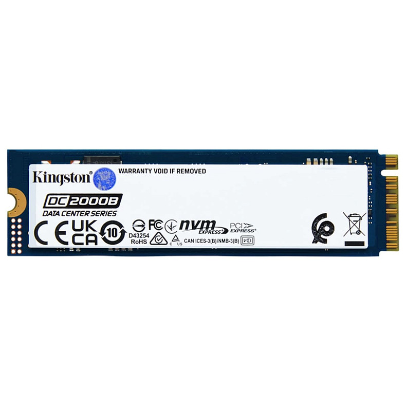 SSD диск M.2 Kingston DC2000B 480GB 2280 PCIe 4.0x4 NVMe 3D NAND TLC